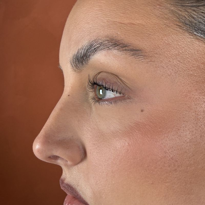 Profil après un Lash Lift coréen
