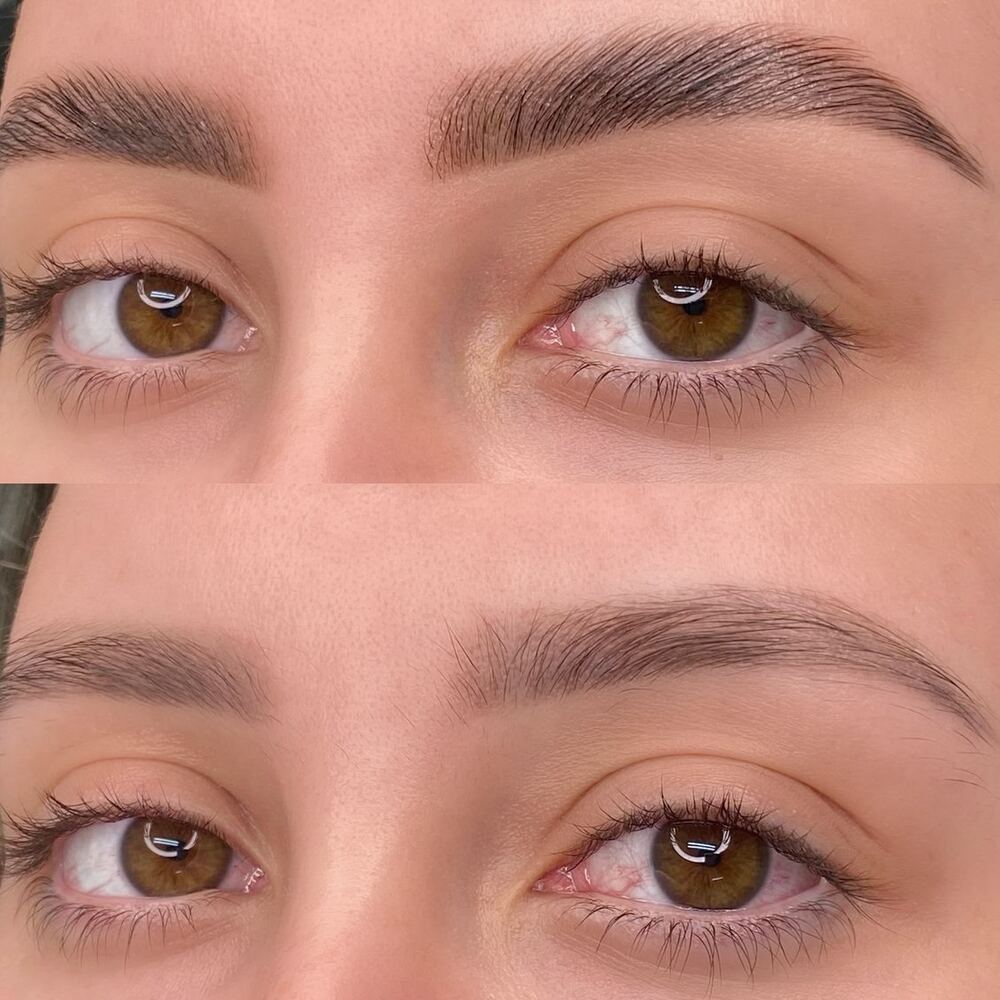 Avant / après sourcils